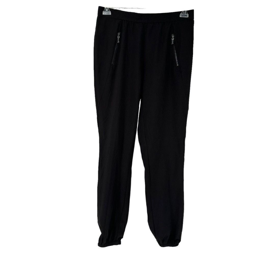 Serena Williams Signature Statement Jogger Pants Black Size M Elastic Waist Pant